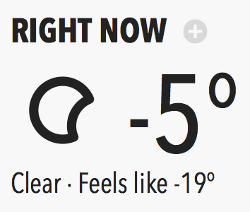 Chilly in Rogers City