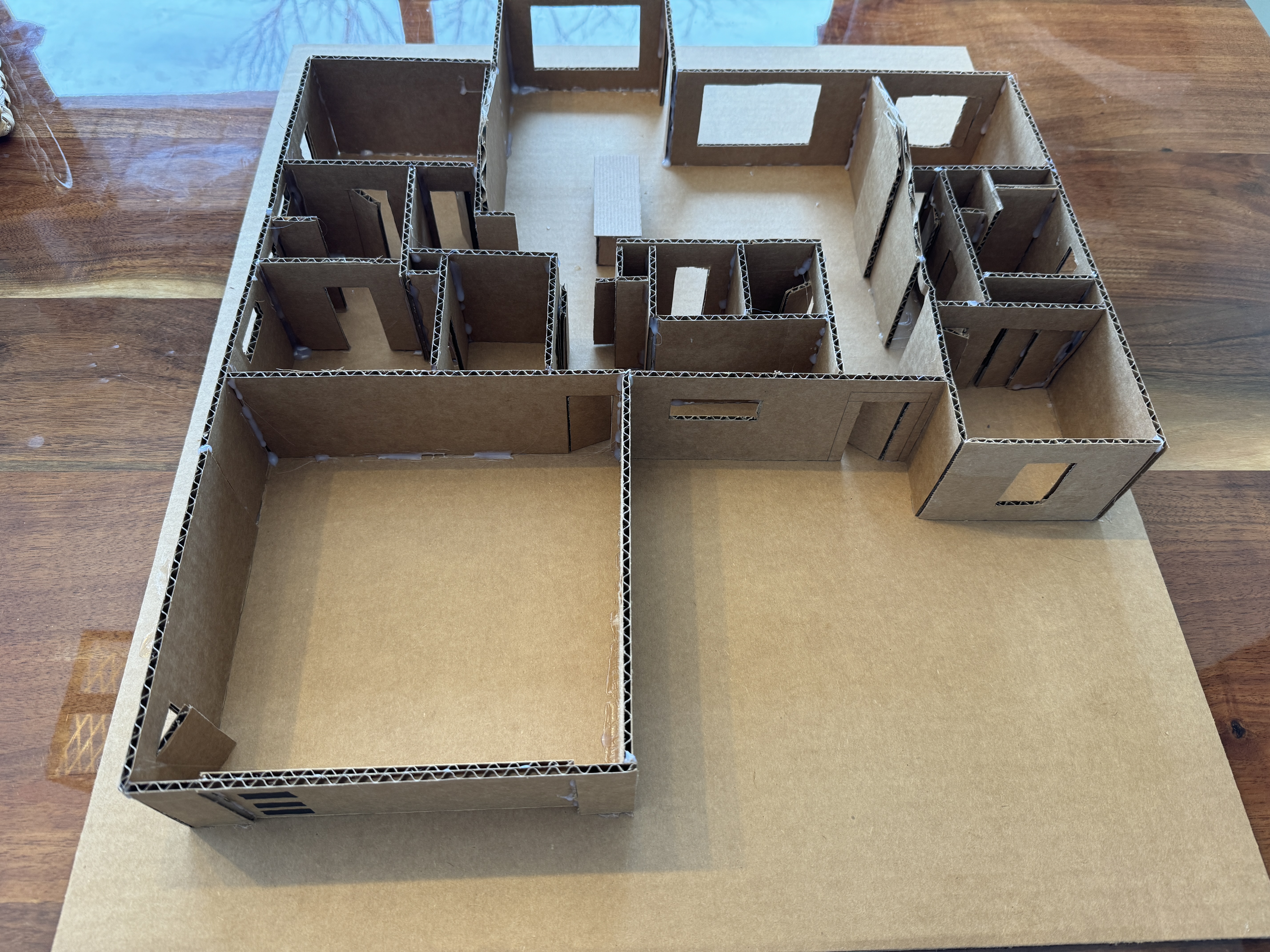Cardboard House Model – Nick Momrik